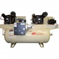 Ingersoll Rand Air Compressor — Duplex, 10 HP, 230 Volt 3 Phase, Model# 2-2545E10V