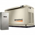 Generac Guardian Series Air-Cooled Home Standby Generator — 13 kW (LP)/13 kW (NG), 100 Amp Transfer Switch, Model# 7174