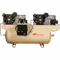 Ingersoll Rand Air Compressor — Duplex, 5 HP, 230 Volt 3 Phase, Model# 2475E5-V